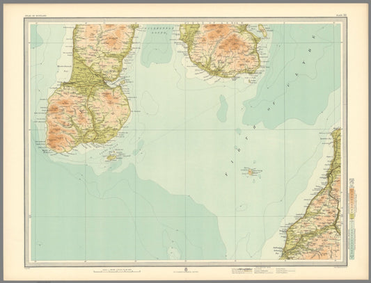 Campbeltown(Scotland) Map, circa 1912