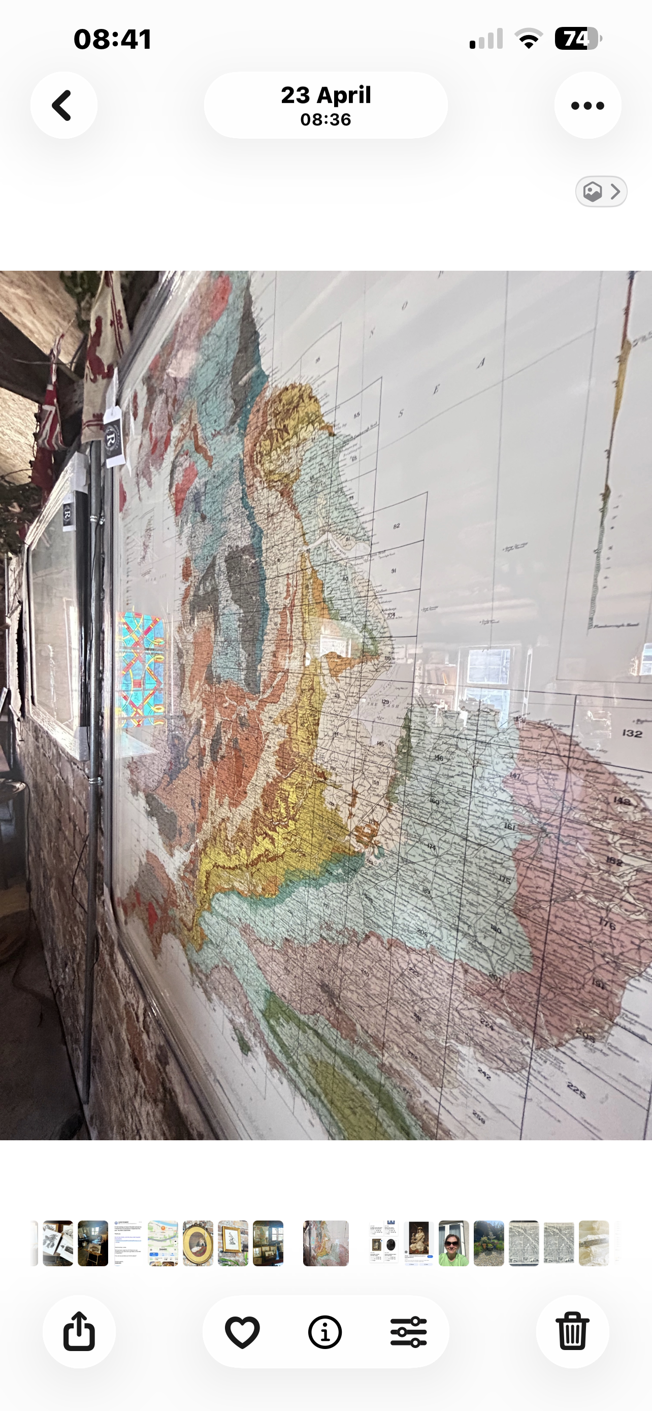 Large Geological Framed Map - England & Wales
