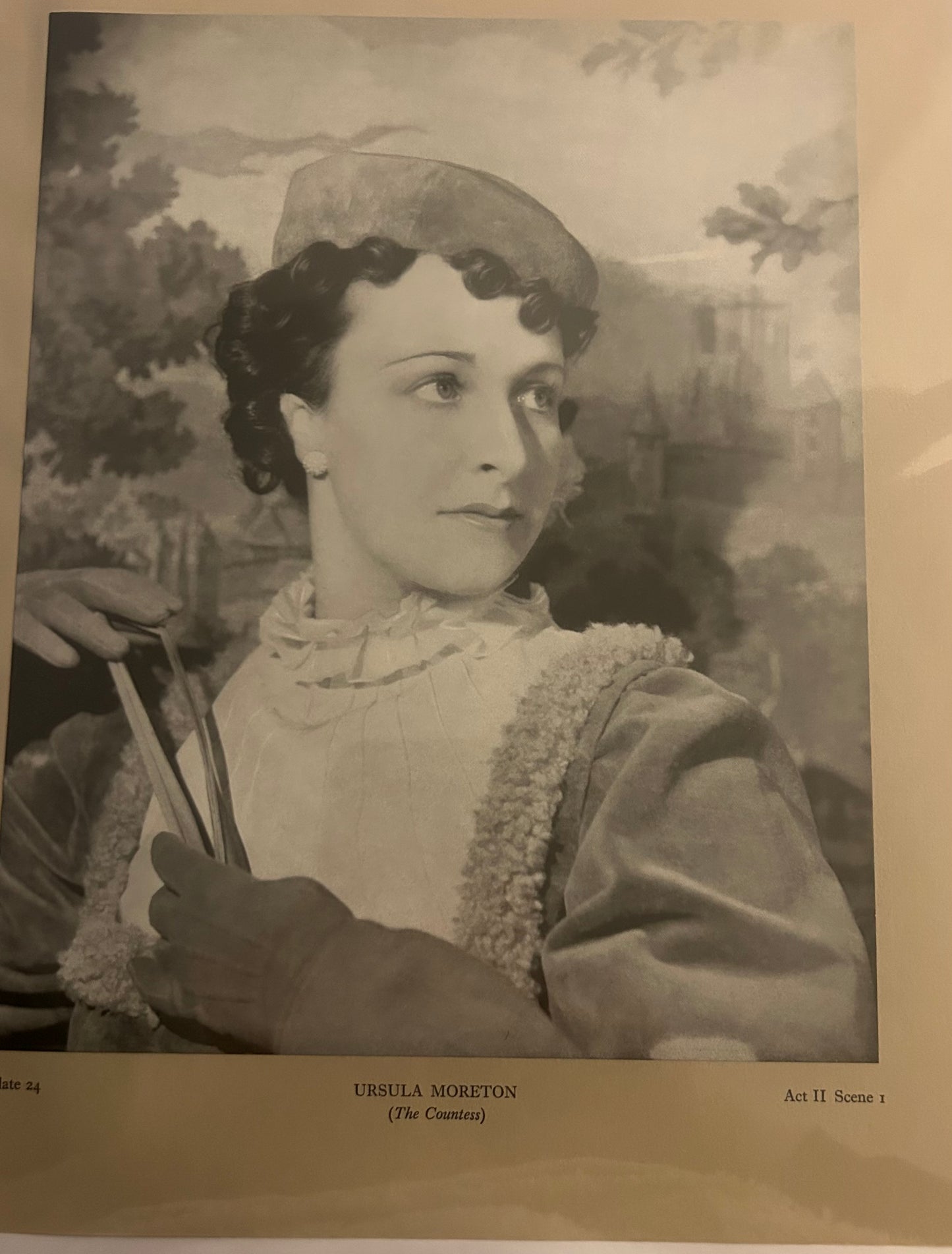 Schwarz-Weiß-Kamerastudien, Vintage-Ballettdruck/Ursula Moreton, Die Gräfin/Dornröschen