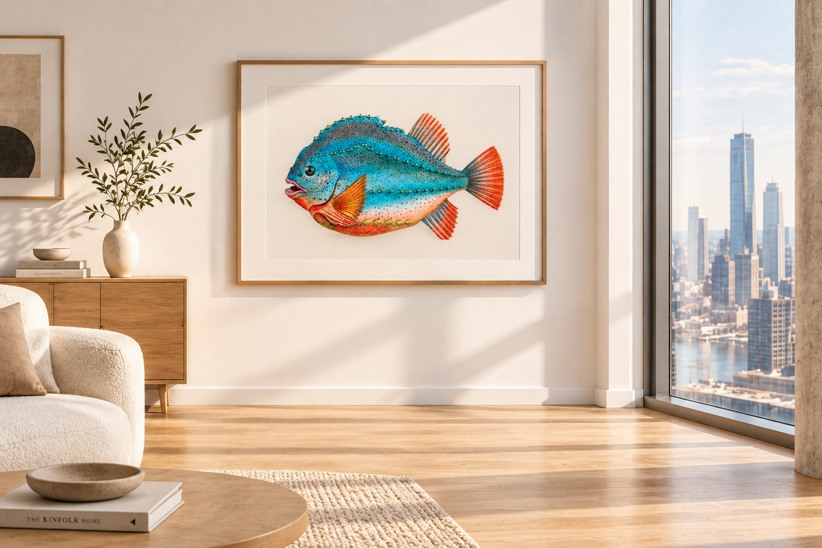 Lumpsucker  Fish Print - Room Four