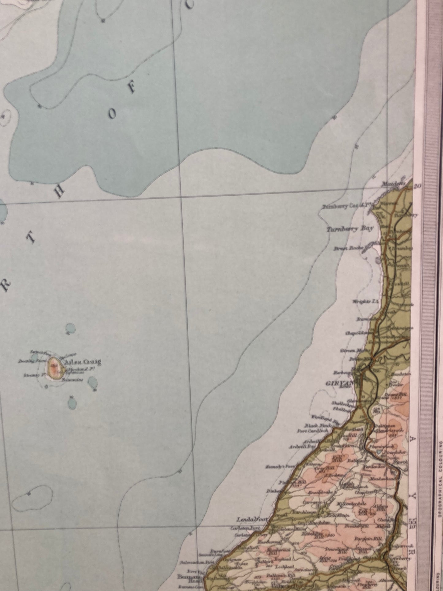 Campbeltown(Scotland) Map, circa 1912