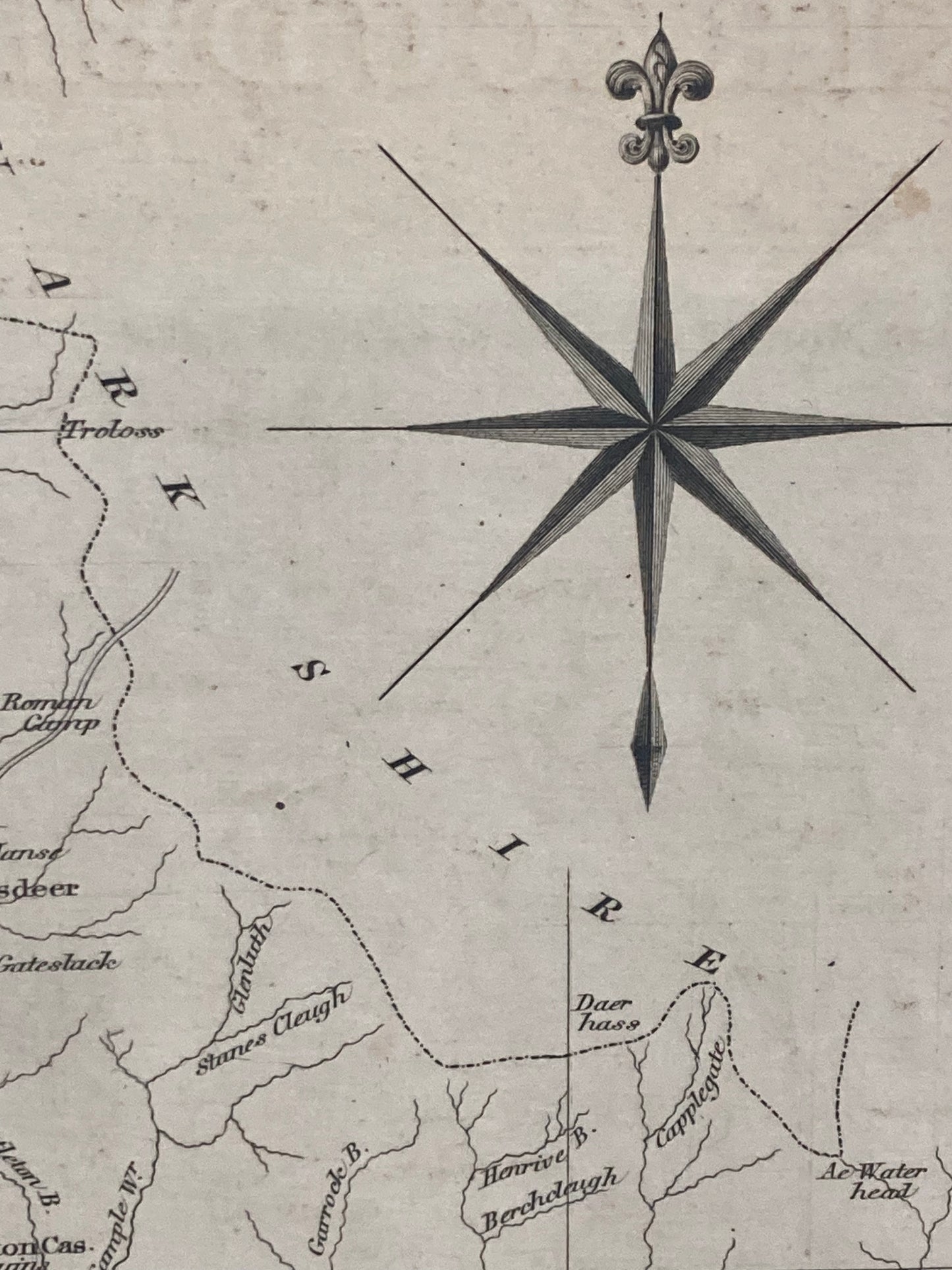Antique Map, Northern Kirkcudbright-Shire , 1821