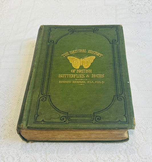 Antiquarian Book By Edward Newman -&nbsp;Extensive and illustrated guides to British butterflies and British moths by Edward Newman, bound together in one volume, with illustrations by George Willis. Two works bound in one volume