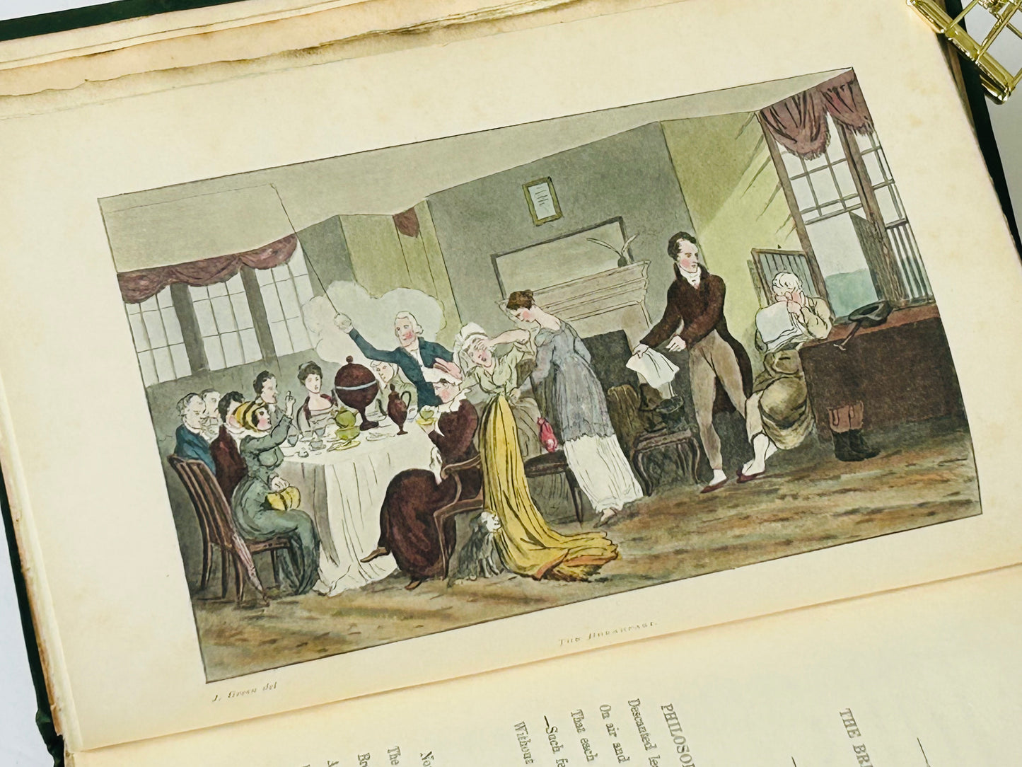 Rare 1893 Limited Edition Poetical Sketches of Scarborough – Signed by F. Moore of Rolston Hall, Hand-Coloured Plates