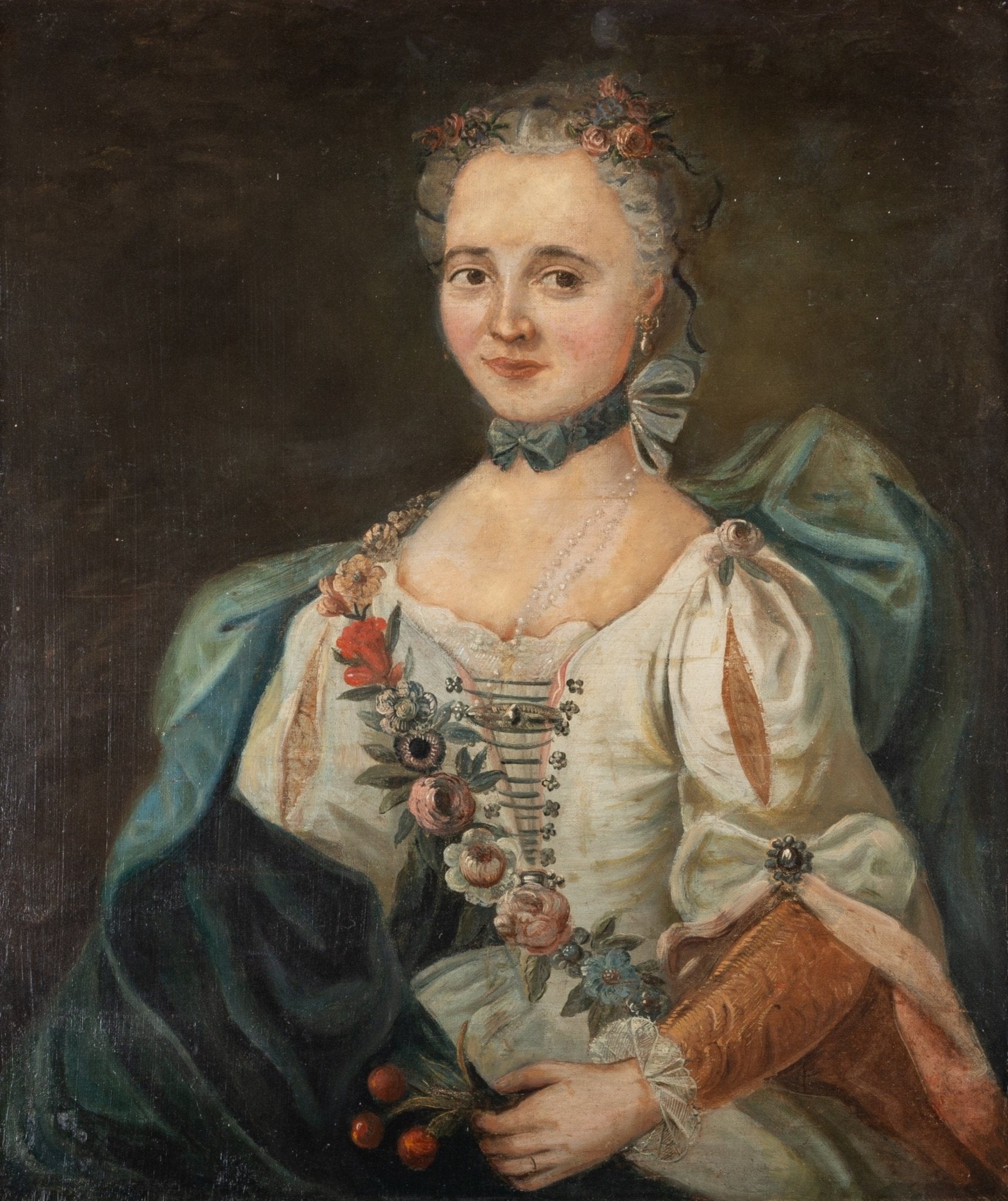 A Pair of Portrait Oil Paintings on Canvas - Room Four