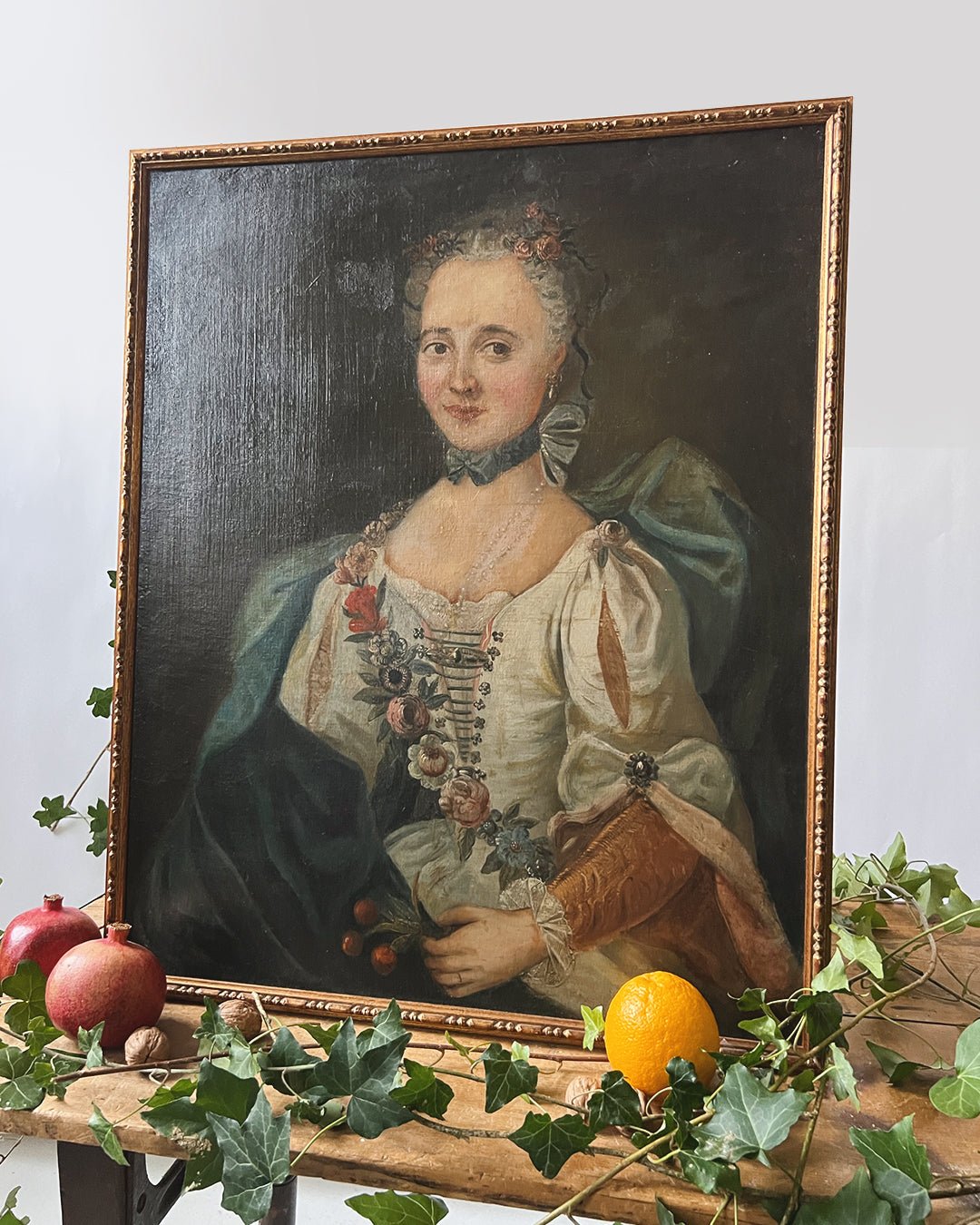 A Pair of Portrait Oil Paintings on Canvas - Room Four