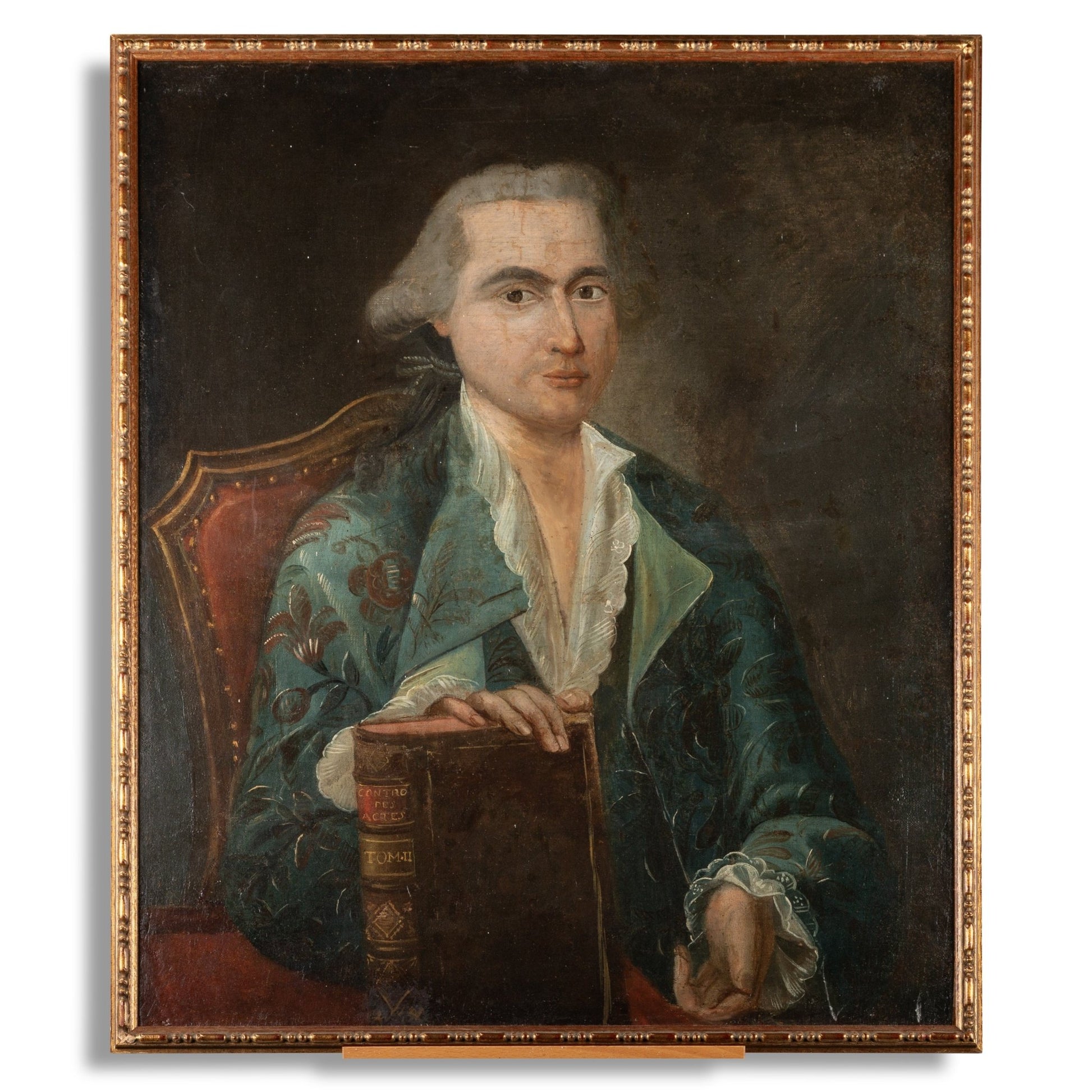 A Pair of Portrait Oil Paintings on Canvas - Room Four