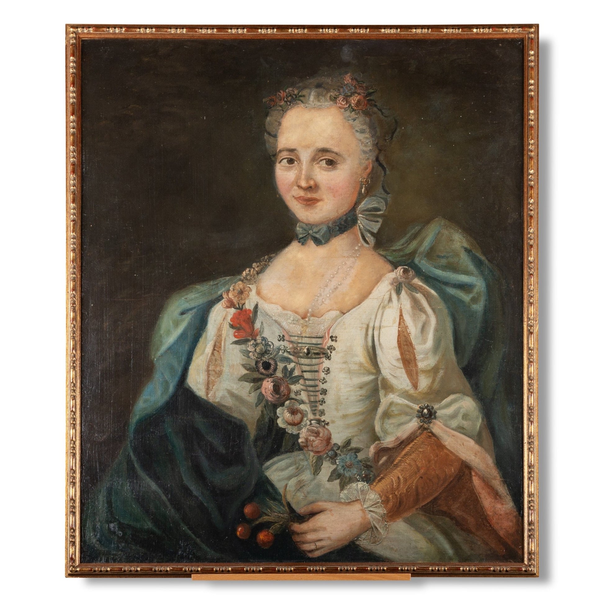 A Pair of Portrait Oil Paintings on Canvas - Room Four