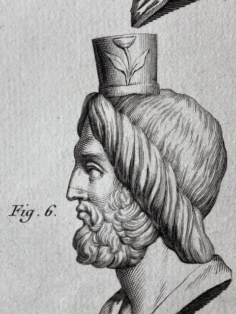 Antique Engraving, Antiquity Mythology (Plate 9) - Room Four