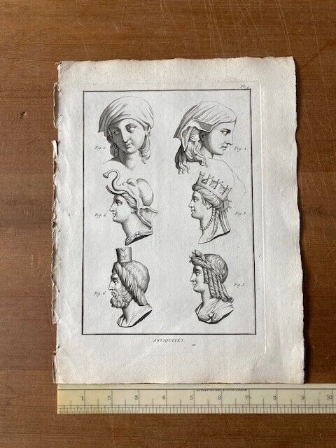 Antique Engraving, Antiquity Mythology (Plate 9) - Room Four