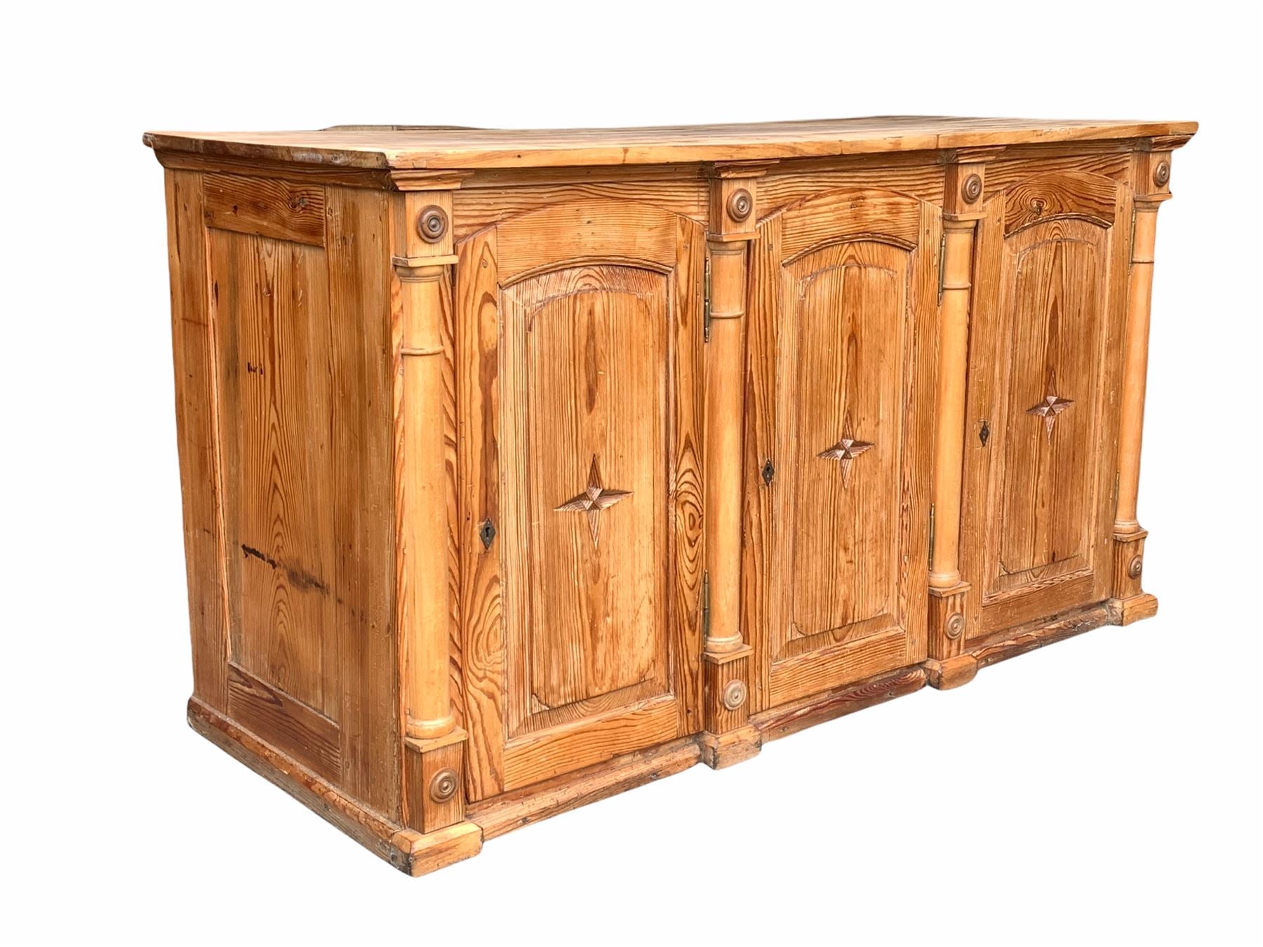 Antique French Pine Shop Counter - Room Four