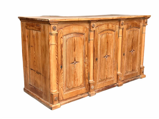 Antique French Pine Shop Counter - Room Four