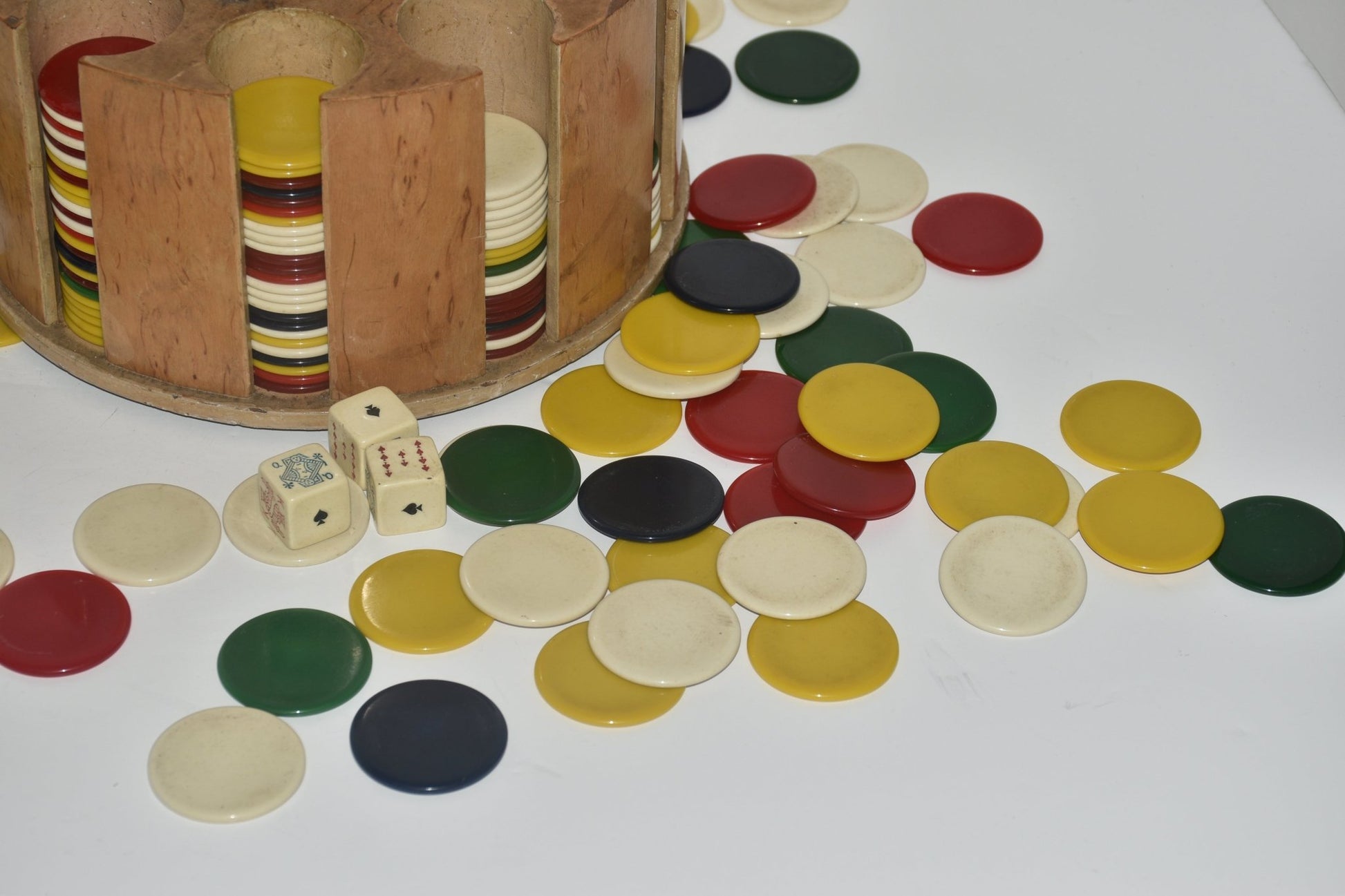 Asprey London Art Deco Poker Chips Gaming Caddy - Room Four