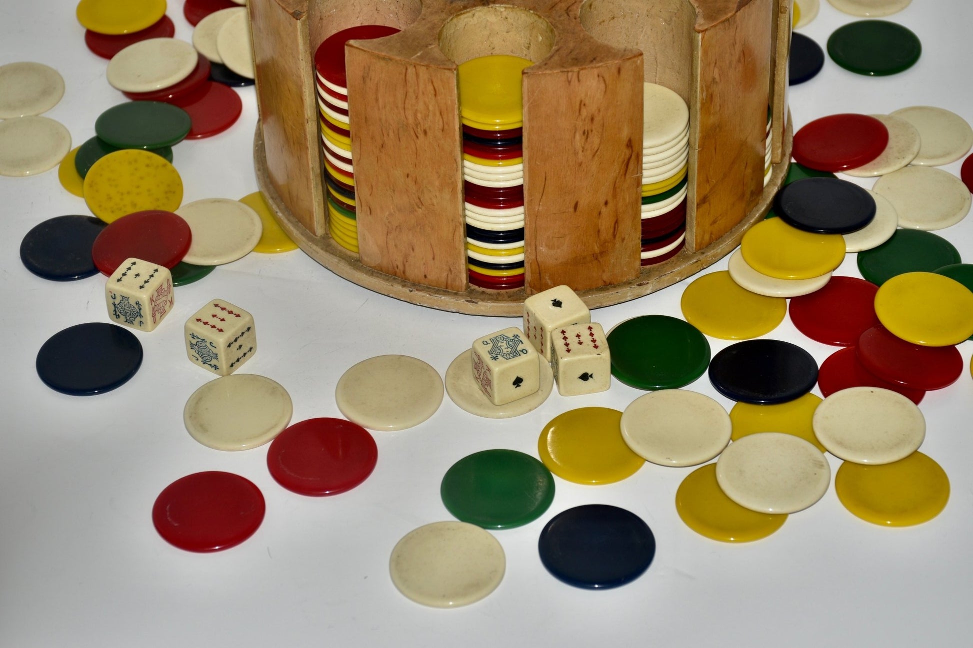 Asprey London Art Deco Poker Chips Gaming Caddy - Room Four