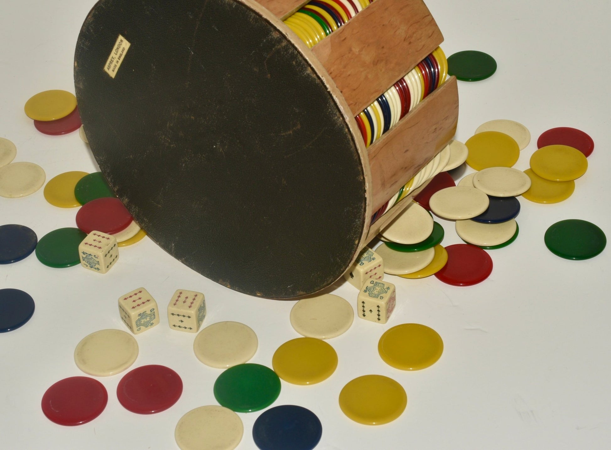 Asprey London Art Deco Poker Chips Gaming Caddy - Room Four