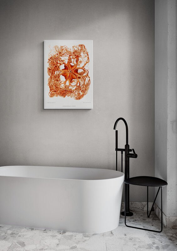 Basket Starfish Vintage Wall Art Print - Room Four