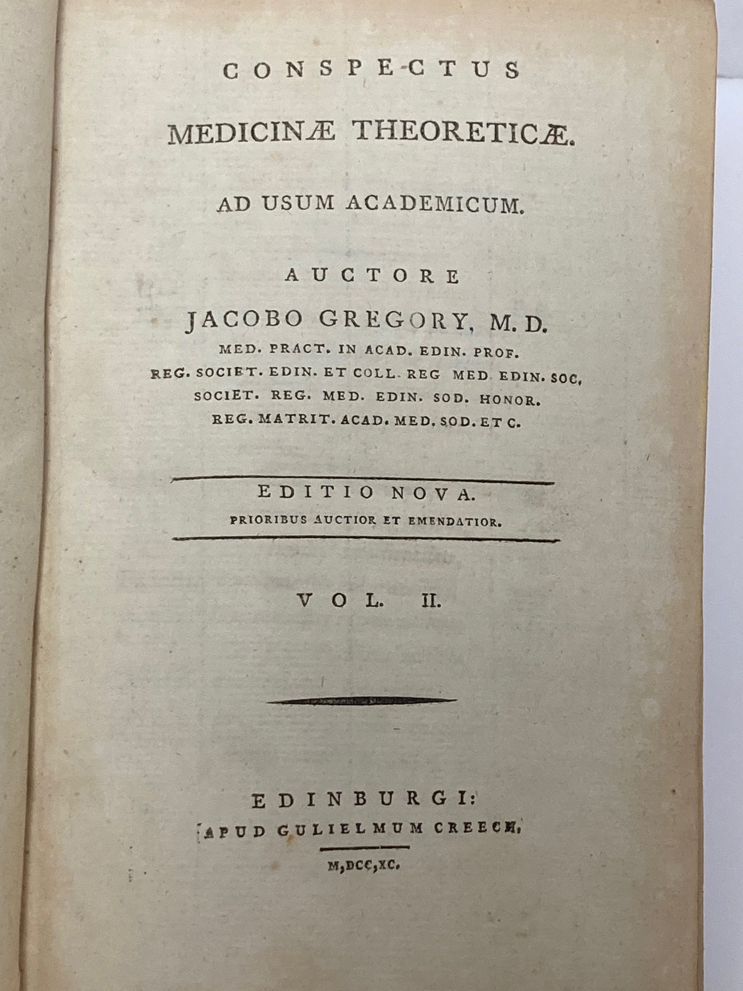 Conspectus Medicinae Theoreticae c.1790 - Room Four