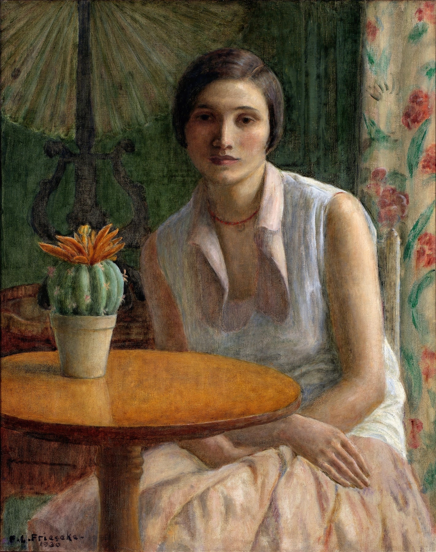 Contemplative Lady by Frieseke - Room Four