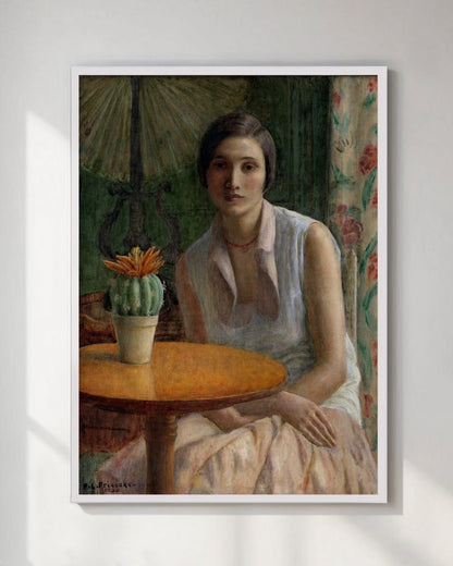 Contemplative Lady by Frieseke - Room Four