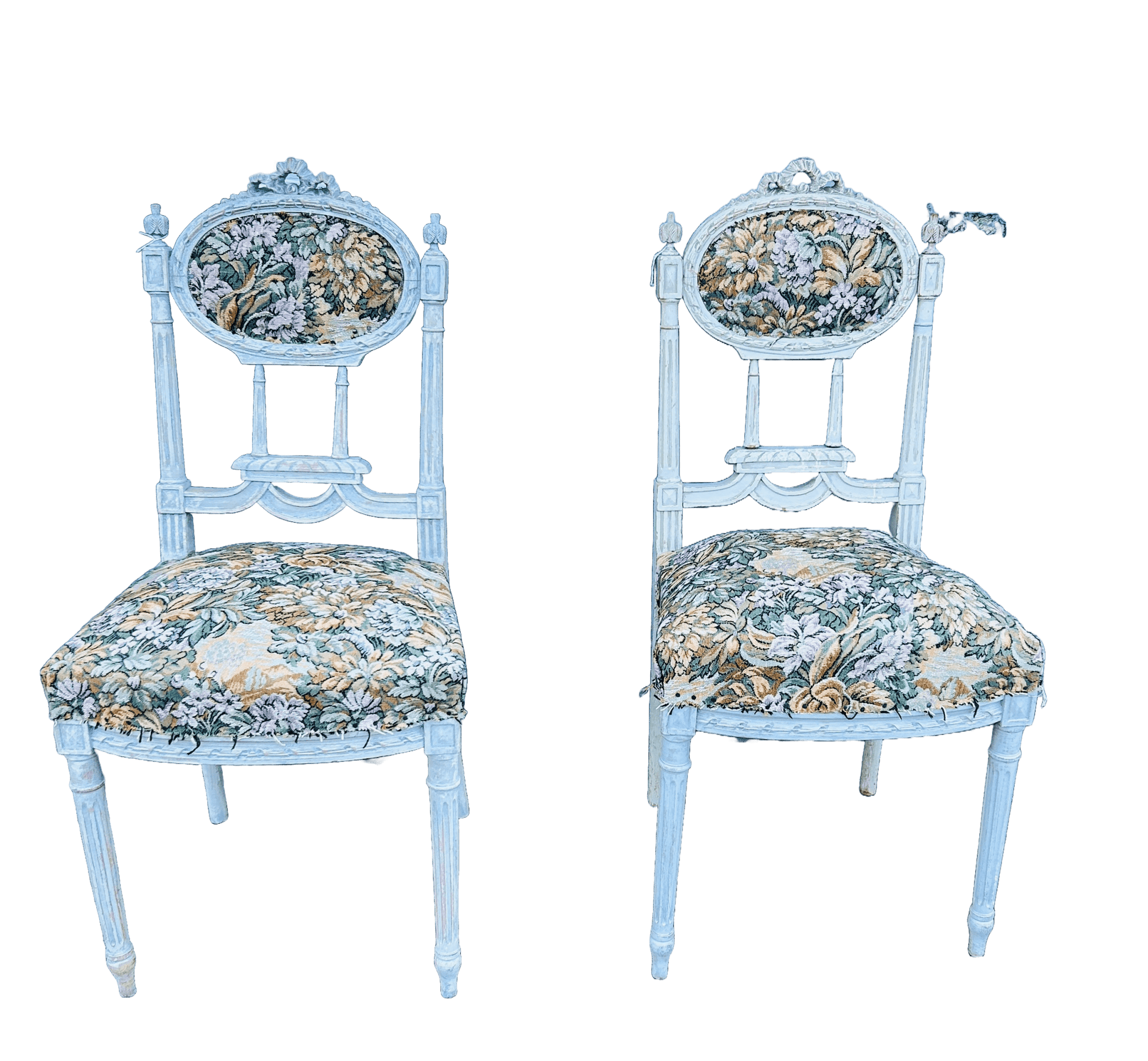 Early 20th Century French Louis XVI Chairs, a pair - Room Four