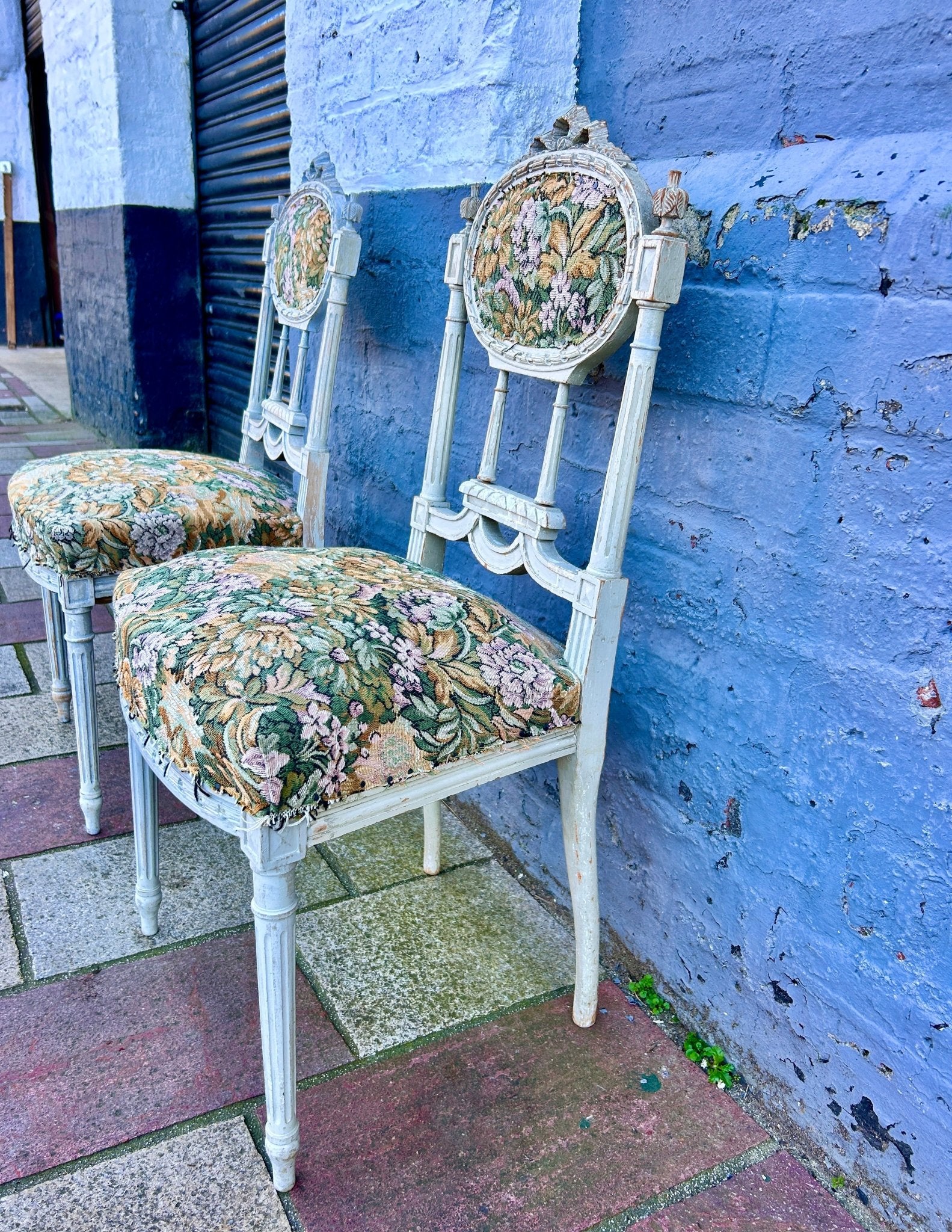 Early 20th Century French Louis XVI Chairs, a pair - Room Four