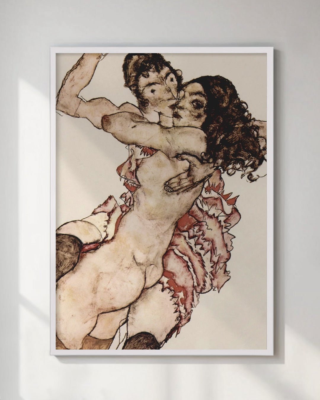 “Embrace” Wall Art Print Egon Schiele - Room Four