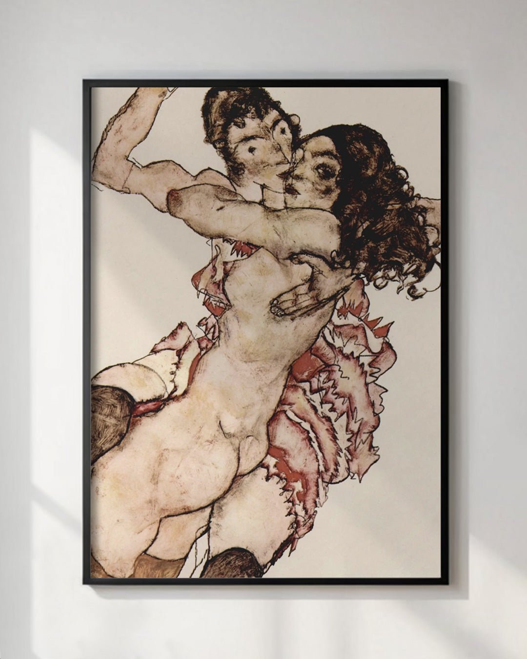“Embrace” Wall Art Print Egon Schiele - Room Four