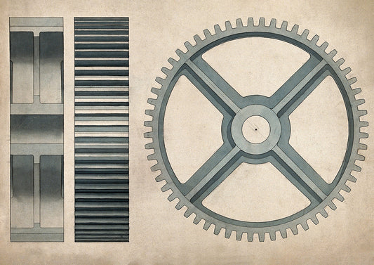Engineering Cogwheel circa 1875