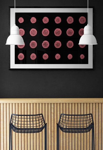 Guava Fruit MRI Scan Kitchen Wall Art Print - Axial View - Room Four