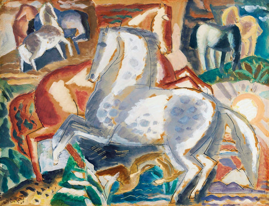 Horses in Landscape - Room Four