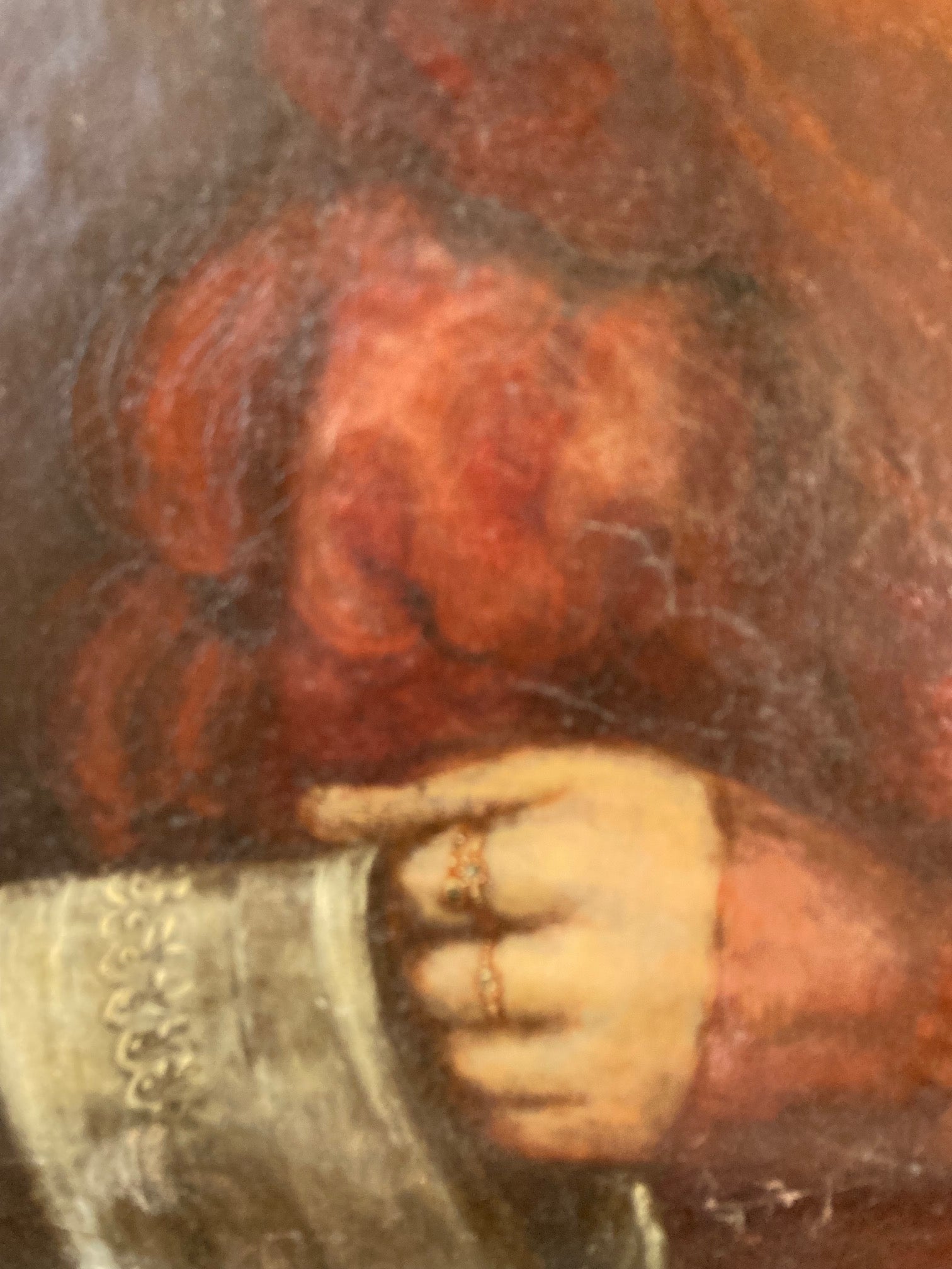 Iberian School Portrait - Red Dress - Room Four