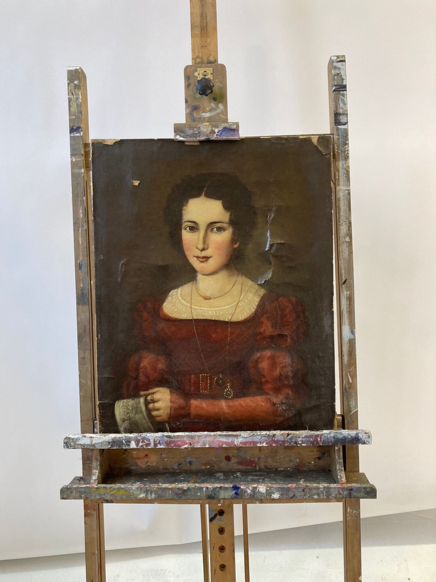 Iberian School Portrait - Red Dress - Room Four