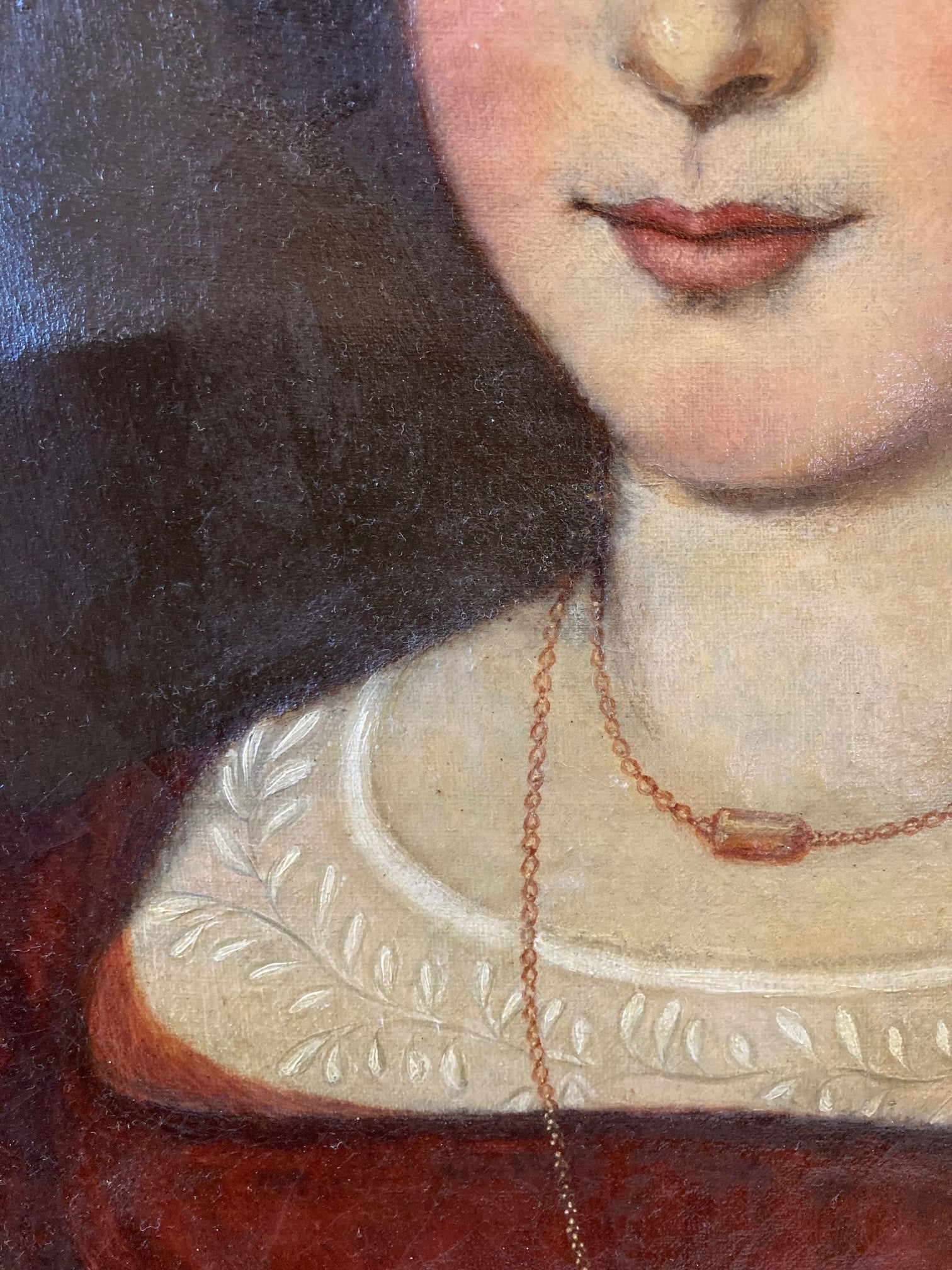 Iberian School Portrait - Red Dress - Room Four