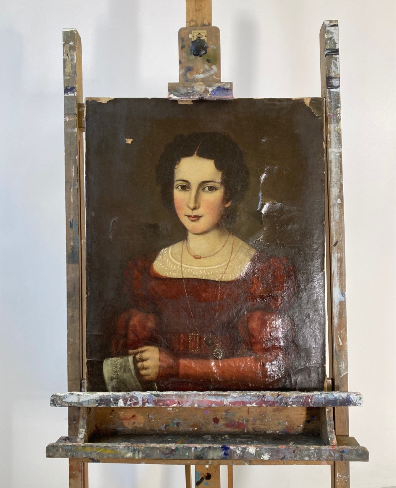 Iberian School Portrait - Red Dress - Room Four