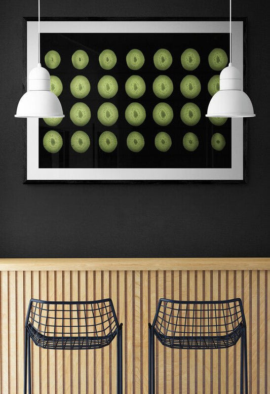 Kiwi Fruit MRI Scan Kitchen Wall Art Print (ii) - Room Four