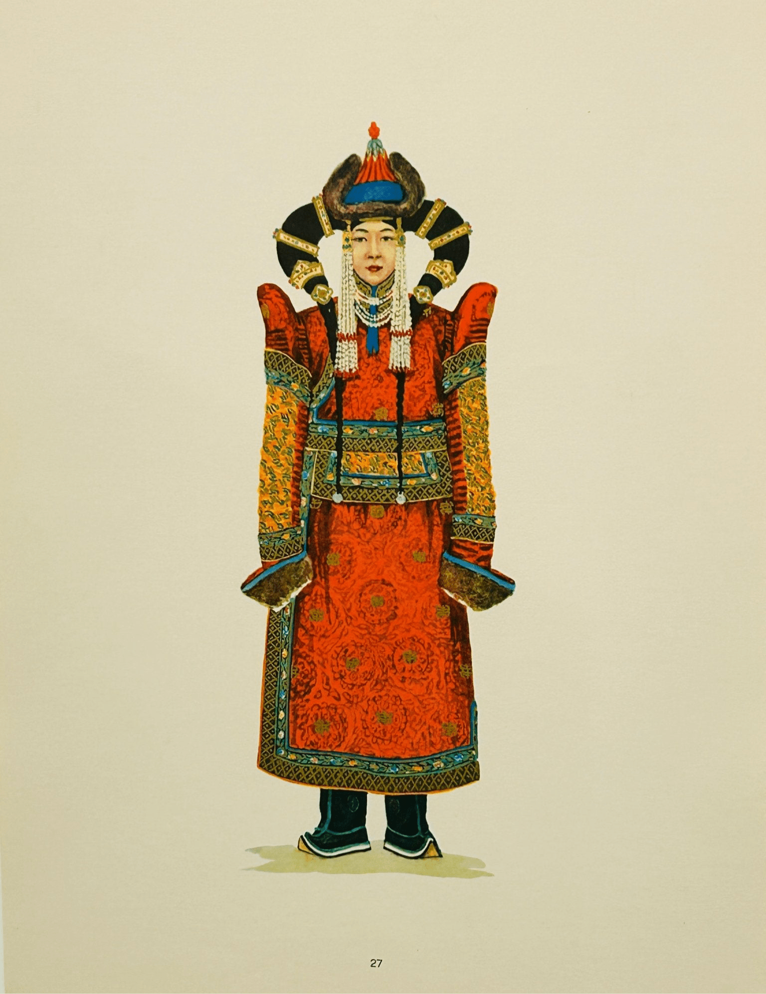 Mongolian Costumes Folio Wall Art - Room Four