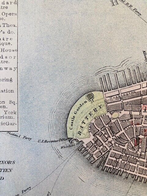New York (Map) 1883 - Room Four