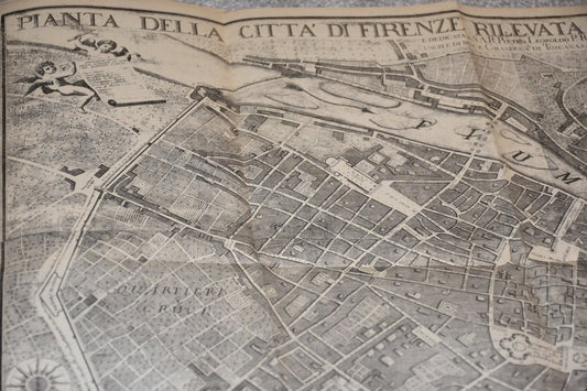 Pianta Della Citta Di Firenze Rilevata Esattamente Nell Anno 1783 - Room Four