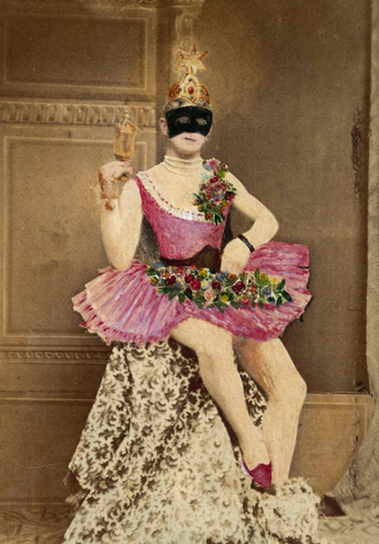 Pink Tutu Vintage Wall Art Print - Room Four