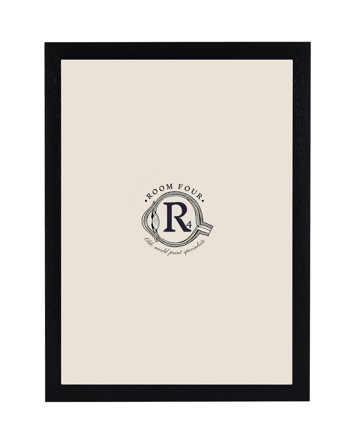 Premium Picture Frame (Black Woodgrain) - Room Four