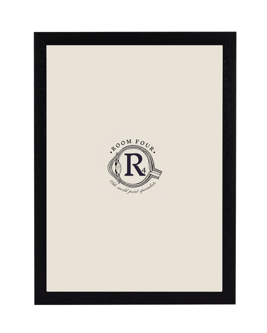 Premium Picture Frame (Black Woodgrain) - Room Four