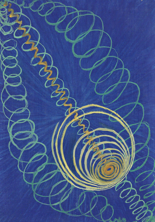 Primordial Chaos No16 Vintage Abstract Art Print - Room Four