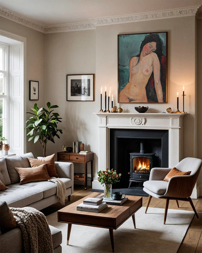 Seated Nude 1916 Wall Art Print - Room Four