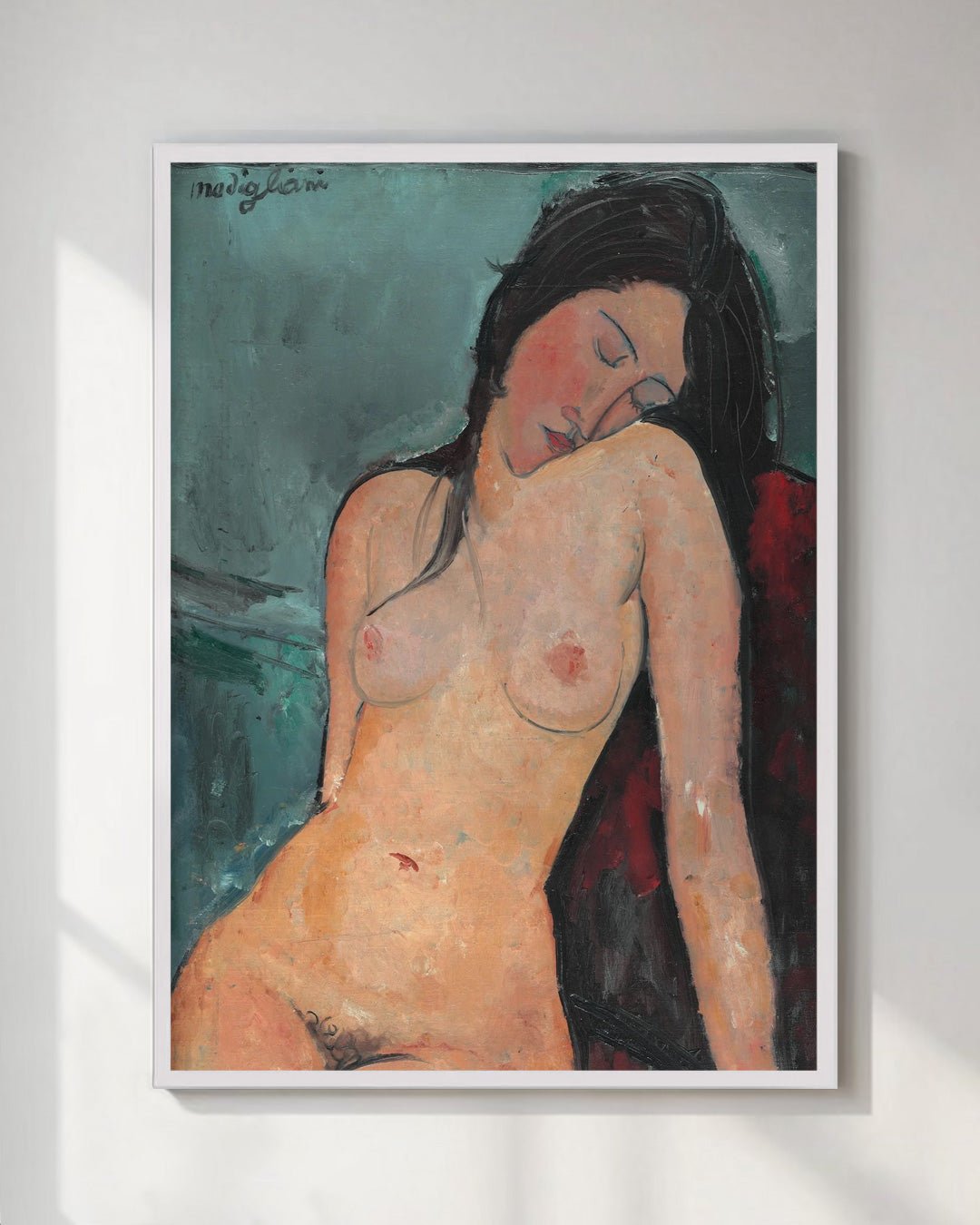 Seated Nude 1916 Wall Art Print - Room Four