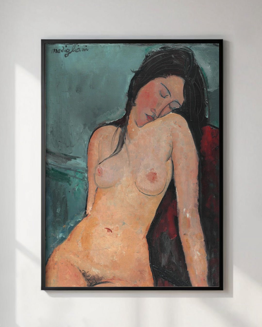 Seated Nude 1916 Wall Art Print - Room Four