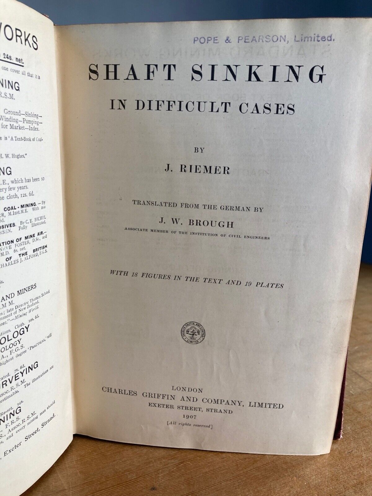 Shaft Sinking - 19 folding plates, c.1907 - Room Four