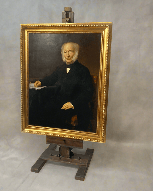 SOLD - 19th century Framed Oil Painting On Canvas - “The Edinburgh Lawyer” Norman Macbeth RSA - Room Four