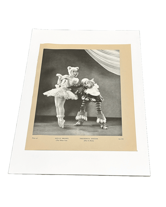 Sold - Black & White Camera Studies Vintage Ballet Print - Room Four