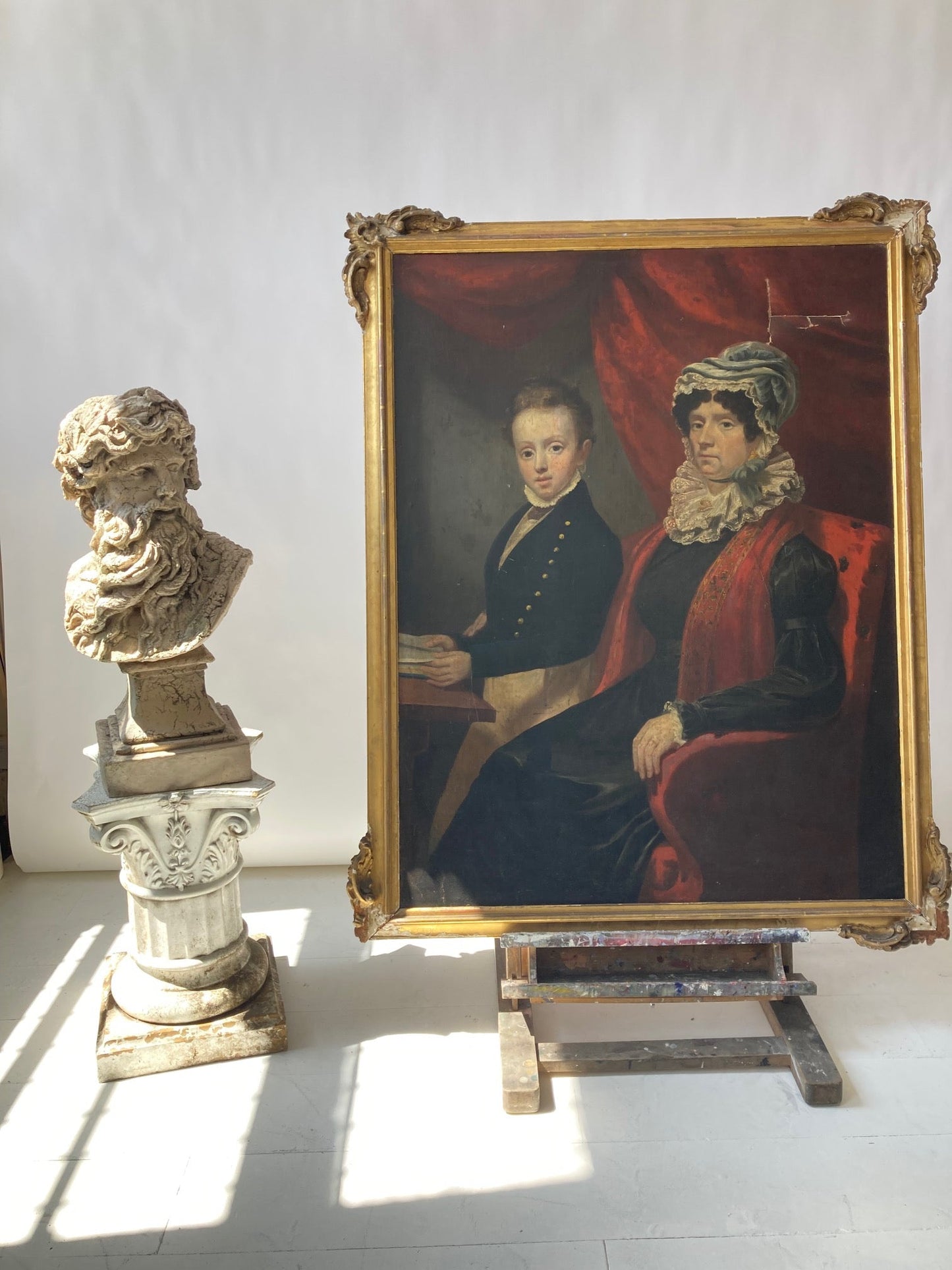 SOLD - Double Portrait - 18th Century - Room Four
