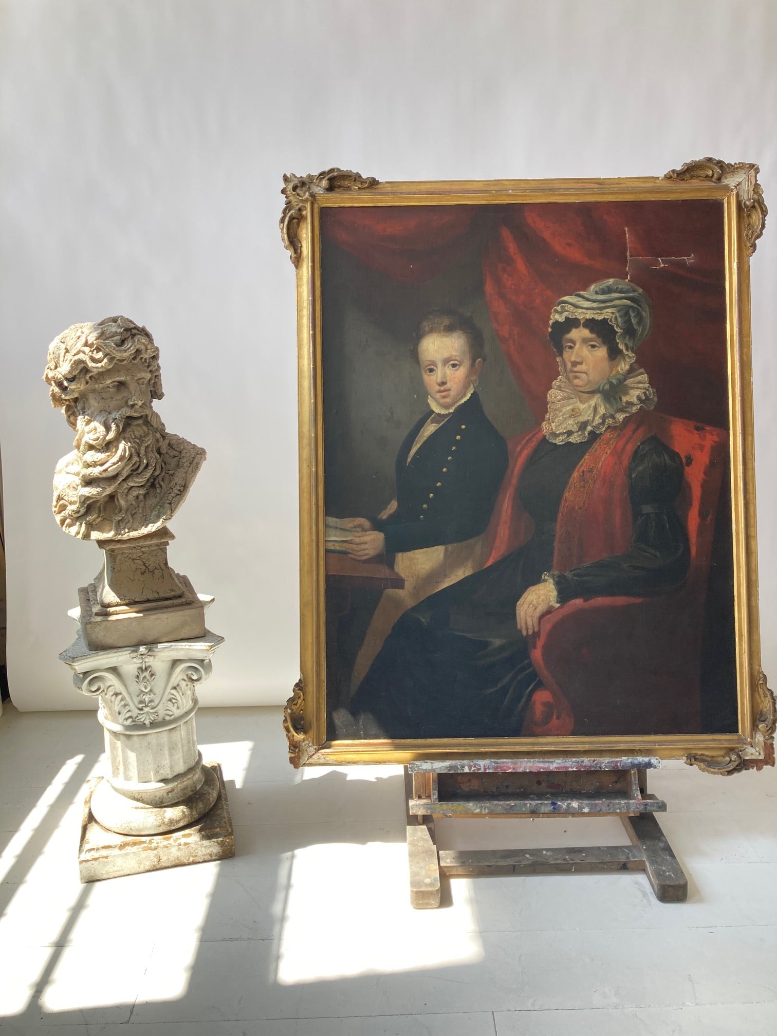 SOLD - Double Portrait - 18th Century - Room Four